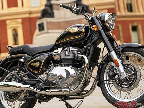 ロイヤルエンフィールドから新型「ブリット（Bullet）650」新登場！ 空冷2気筒に伝統のクラシックデザインが融合