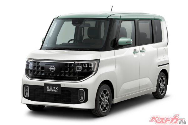 ハイウェイスター_ホワイトパール_セラドングリーン_2トーン（2025年8月 初公開時の公式画像より）