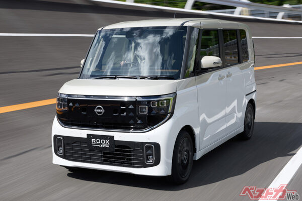 ハイウェイスターGターボ プロパイロットエディション（カラー：ホワイトパール／フローズンバニラパール 2トーン、内装：プレミアム）（2025年8月 初公開時の公式画像より）