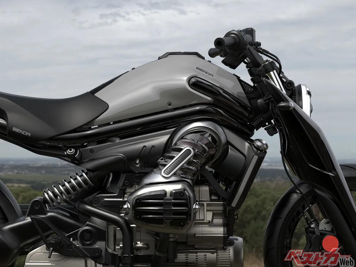 250ccの水平対向2気筒、しかもハイブリッドで1000cc級のトルクだと