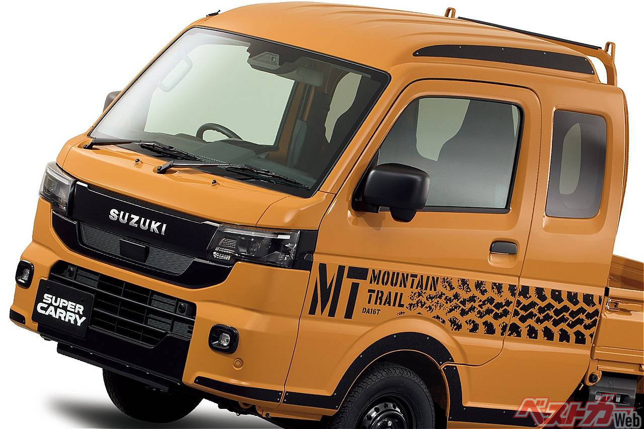 ニラミの効いたマスクに大変身！ スズキ キャリイが内外装を大幅