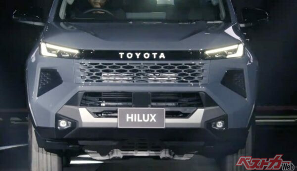 【速報】新型ハイラックスはついにEVも!!　RAV4フェイスで激売れしそう!!　「新世代ピックアップ」はマルチパスウェイでより広く選ばれる存在に　