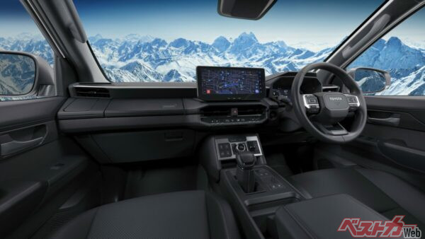 ランクル250に似たコクピットデザイン