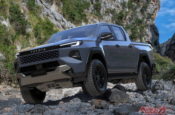 ラダーフレーム構造で悪走破性も高く、ランクル250譲りのコクピットを持つ新型ハイラックス、大ヒットしそうだ