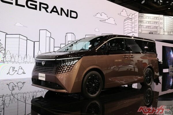 JMSで話題を呼んだ新型エルグランド。デザインといい性能といい期待しかない