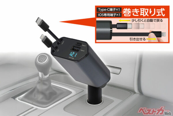 タイプC、タイプA両対応なのがうれしい