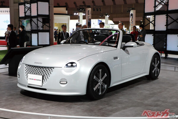 2023年のジャパンモビリティショーに出展されたコンセプトカー「ビジョンコペン」。そして2025年のJMSにも……？
