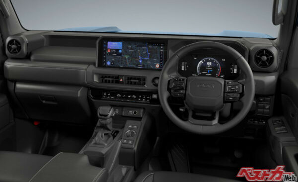 ランクルFJのコクピット