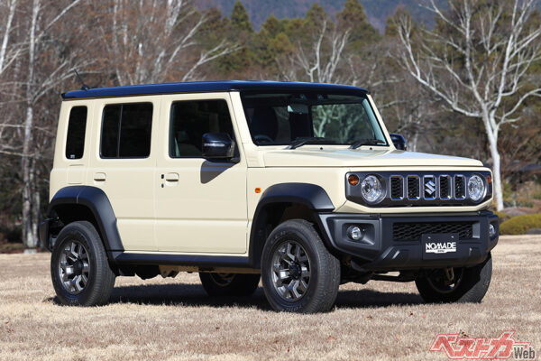 優勝はスズキ ジムニー3兄弟（写真はジムニーノマド）。高いコスパでガシガシ遊べる唯一無二の存在で、もはや敵なし。2位はトヨタ ランドクルーザー250、3位は三菱 トライトンと良車揃いだが相手が悪かった