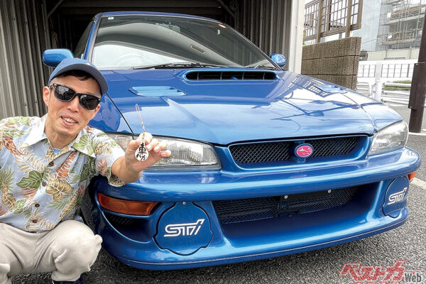 車検1回が100万円!?　スバル インプレッサ22Bを27年間所有し続ける男