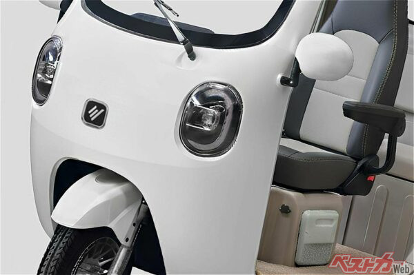 可愛すぎ!!　近所の買い物はこれでいい!!　電動トライクはエコで場所も取らず超便利!!