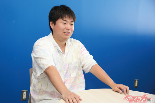 主将の渡邉出帆さんは、入学式当日に自動車部を訪ねたというクルマ好き。当時は部員が6名ほどで、大会に出場することなく卒業していった先輩もいる。そんな先輩たちの思いを胸に活動している