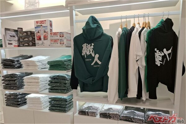 ドリキンの公認グッズも並ぶ！　