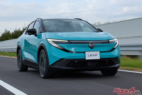 2025年10月に日本仕様モデルが発表された日産 リーフ