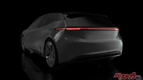 スタンレーの開発した「粒状面発光リアランプ」。実際はキラキラと動いているように見える！