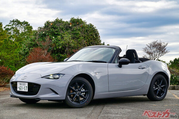 ロードスターは世界に誇る名車。エンジンは136馬力に過ぎない