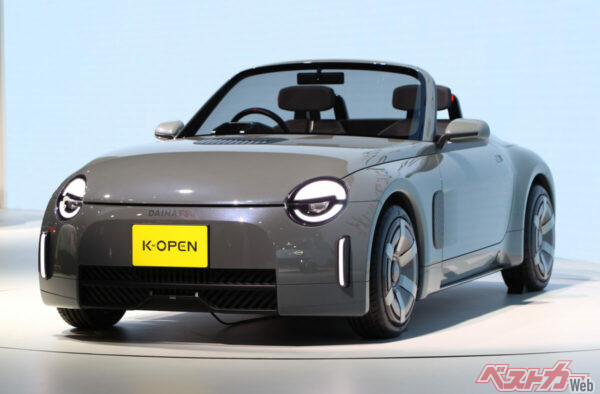 K-OPENはハイゼット用のリアディファレンシャルギアやドライブシャフトが装着されている