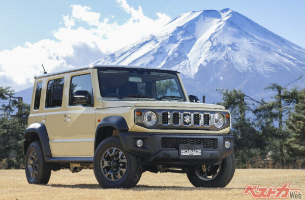 スズキジムニーノマド／ファン待望のジムニー5ドアモデル。本格派クロカンで悪路もグイグイ進む！