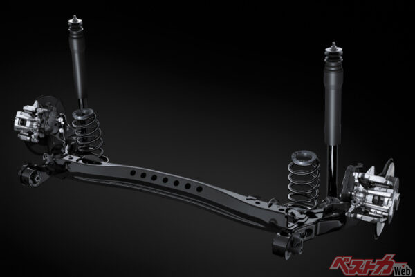 リアサスペンション(FFモデル)（2023年11月 発売開始時の公式画像より）