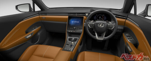 LBX“ Bespoke Build” ： L-ANILINE本革（インテリアカラー：オーカー）（2023年11月 発売開始時の公式画像より）