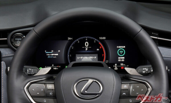 12.3インチフル液晶メーター（2023年11月 発売開始時の公式画像より）