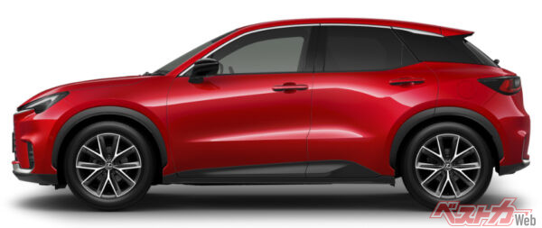 エクステリアカラー：レッドスピネル<3U5>（2023年11月 発売開始時の公式画像より）