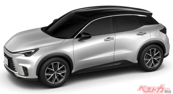 エクステリアカラー：シルバーメタリック&ブラック<２LB>（2023年11月 発売開始時の公式画像より）