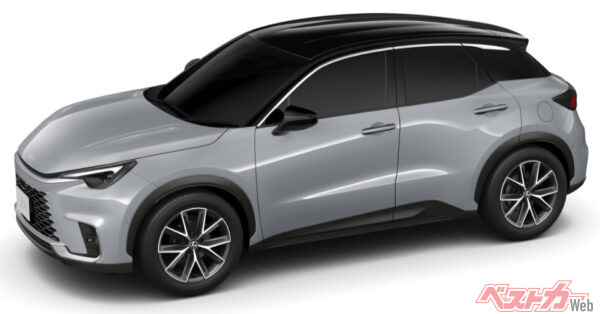 エクステリアカラー：アストログレーメタリック＆ブラック<２YN>（2023年11月 発売開始時の公式画像より）