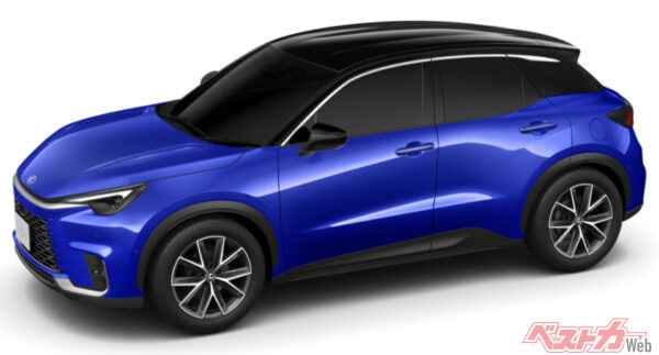 エクステリアカラー：ディープアズールマイカメタリック&ブラック<2VT>（2023年11月 発売開始時の公式画像より）