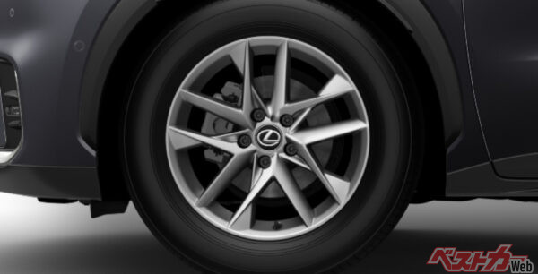 17インチアルミホイール(シルバーメタリック塗装)（2023年11月 発売開始時の公式画像より）