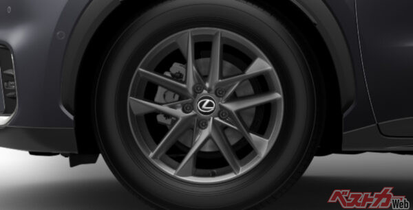 17インチアルミホイール(ミディアムグレーメタリック塗装)（2023年11月 発売開始時の公式画像より）