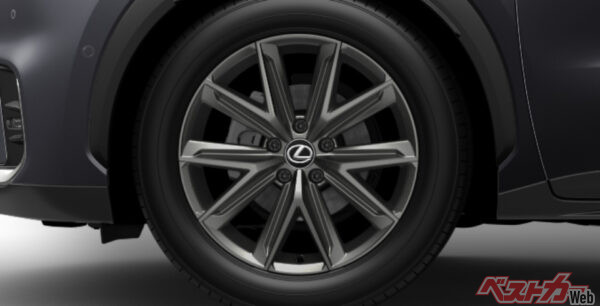 18インチアルミホイール(ダークプレミアムメタリック塗装)（2023年11月 発売開始時の公式画像より）