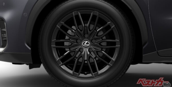 18インチアルミホイール(ブラック塗装)（2023年11月 発売開始時の公式画像より）