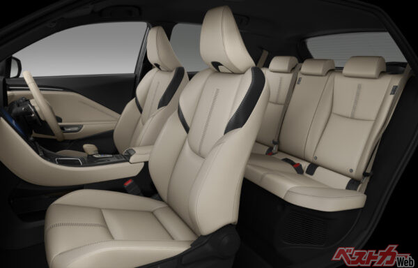 インテリアカラー：ソリスホワイト（2023年11月 発売開始時の公式画像より）