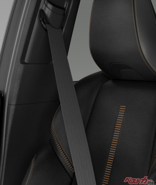 新型LBX “Bespoke Build”シートベルト：ブラック（2023年11月 発売開始時の公式画像より）