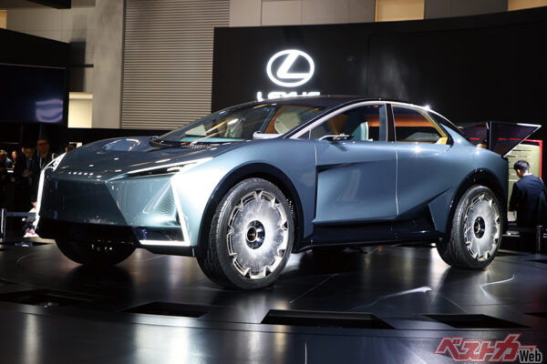 レクサス LSクーペコンセプト。4ドアクーペスタイルの大型SUV