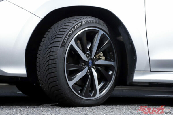 装着直後、新品時のシンクロウェザー