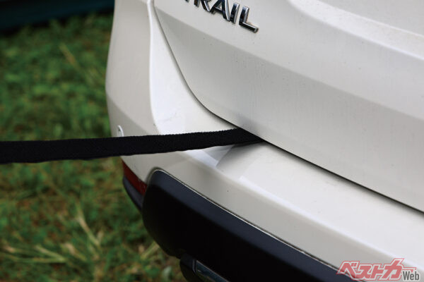 しっかりとベルトを出すこと!