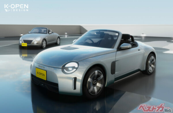 登場すれば唯一無二の軽自動車のFRオープンとなる。軽自動車のFRオープンモデルといえば1991年から1998年まで販売されていたスズキ カプチーノが存在するが、それ以降は登場していない