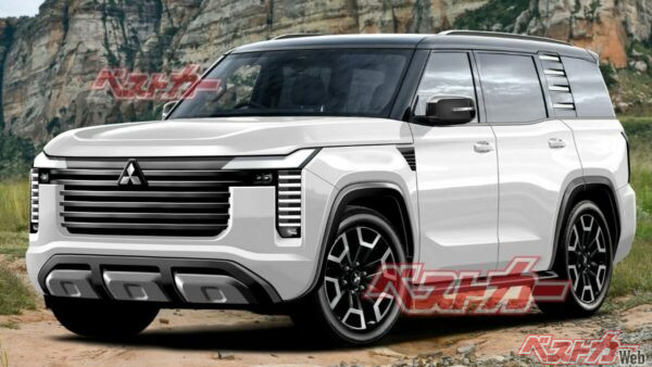 デザインはほぼこのままで登場するという三菱新型パジェロは2026年秋～12月に誕生！ 直4、2.4Lディーゼルターボ搭載