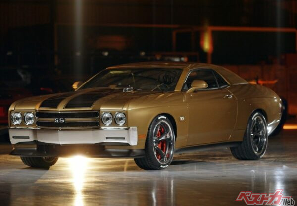 誰の目にもアメリカ生まれのプロダクトとわかる、極めてわかりやすいデザインがマッスルカーの最大の特徴。
