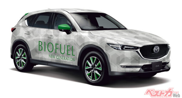 マツダでも次世代バイオ燃料を研究中。モータースポーツにも積極的に投入し、開発の高効率化と一般への周知を図っている