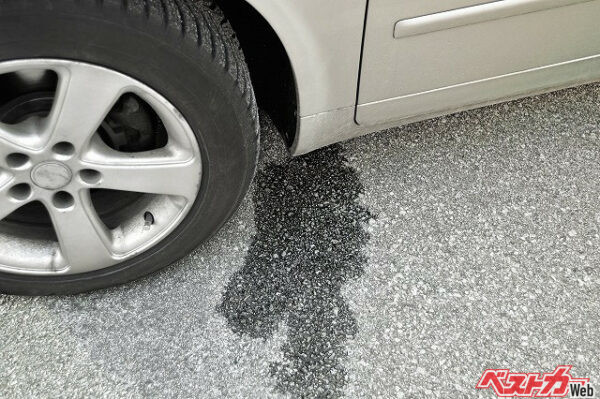 水が出る可能性のある場所は、助手席の下あたり、もしくはマフラー排気口と限られる（Adobe Stock＠Katy-Mits）