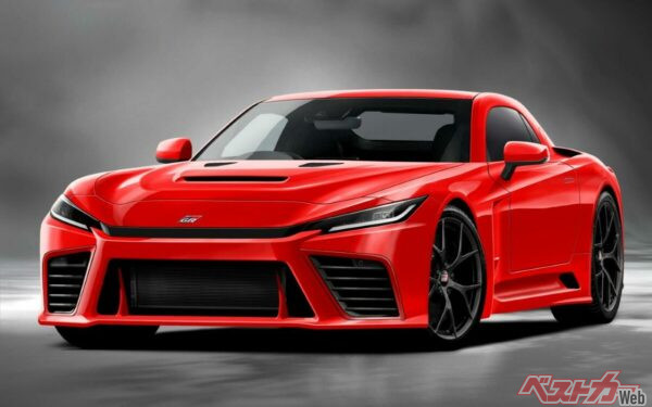 ベストカースクープ班の情報をもとにお届けしてきたGRスーパースポーツの姿。最初に情報をつかんだのは2022年だった（ベストカー予想CG）