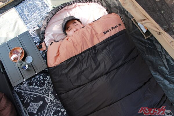 まるで自宅の布団のような、ゆったり極上の寝心地