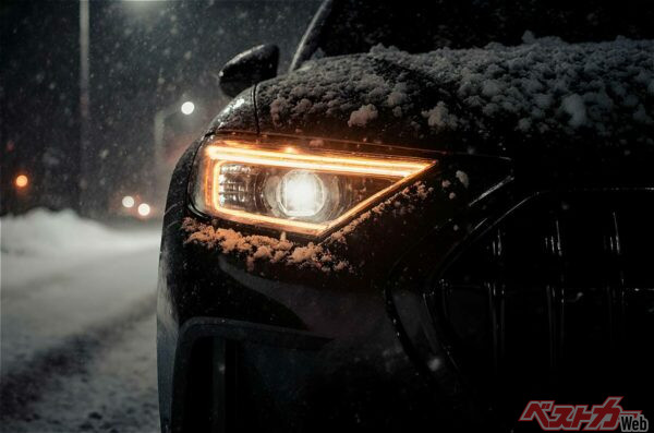LEDライトの雪が溶けない問題!!　今すぐできる愛車の着雪対策2選!!!