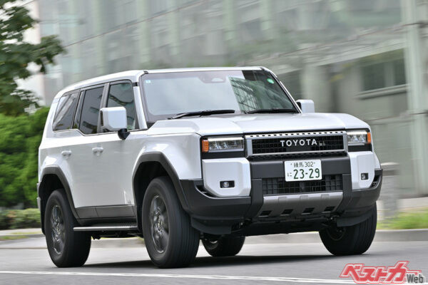 筆者が所有しているランクル250VX。ランクル250の価格帯は520万～735万円。エンジンは2.7Lガソリンと2.8ディーゼルターボを搭載