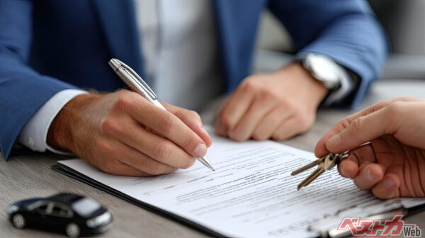 支払総額表示をしっかりと守っているお店から、中古車を購入するのが大前提。ルール違反のお店では、不要なトラブルに見舞われる可能性も増えてくる(lililia@Adobestock)