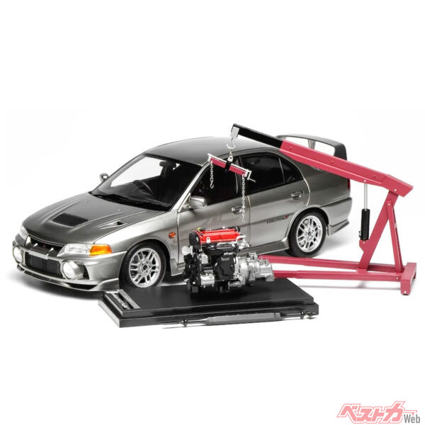 ついに登場！　ランサーエボリューションIVの1/18精密モデルが話題に【CAMSHOP限定販売】