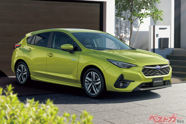 スバル インプレッサ。2023年4月登場。想定グレードである「ST-G(FWD)」は295.9万円